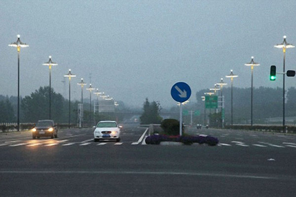 文昌路先導段LED路燈